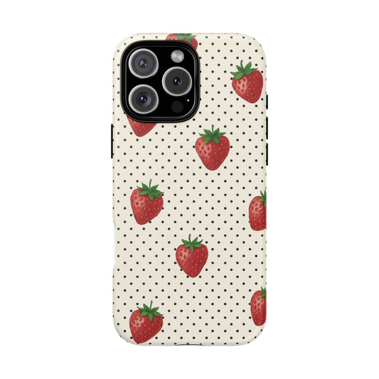 Strawberry Tough Magnetic Case