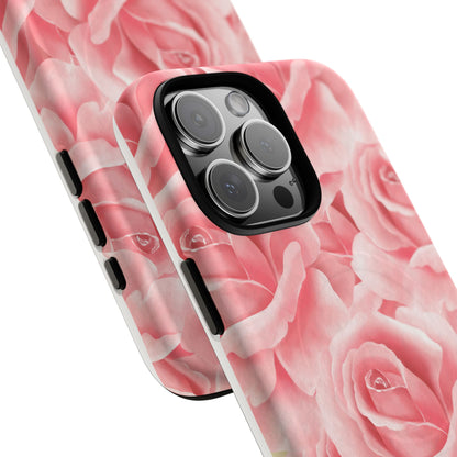 Pink Rose Phone Tough Magnetic Case
