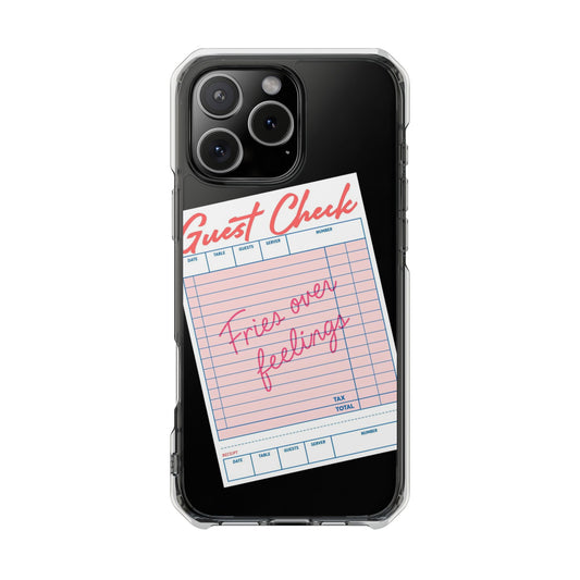 Guest Check Clear Magnetic Impact Case