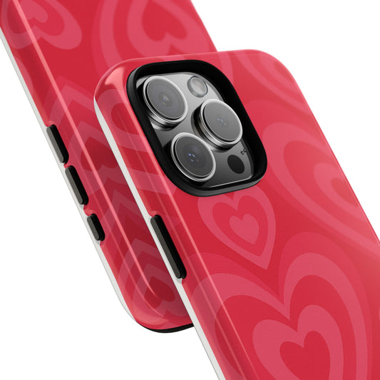 Heart Pattern Tough Phone Case
