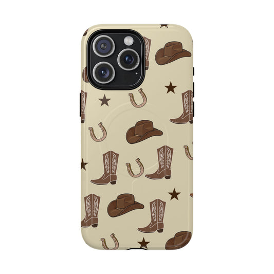 Western-Themed Tough Magnetic Case