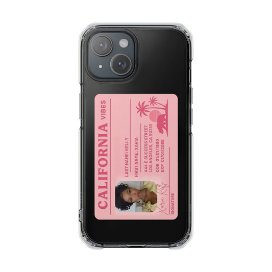 California Vibes Clear Magnetic Impact Case
