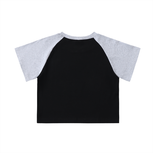 28 Raglan Sleeve Crop Top