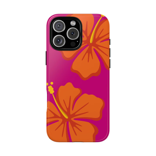 Tropical Hibiscus Tough Phone Case