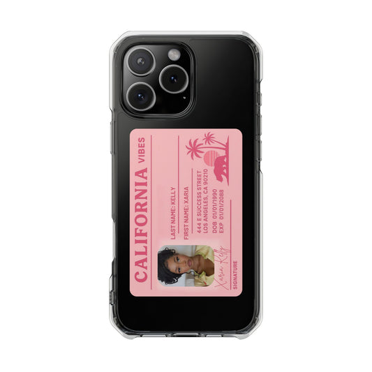 California Vibes Clear Magnetic Impact Case