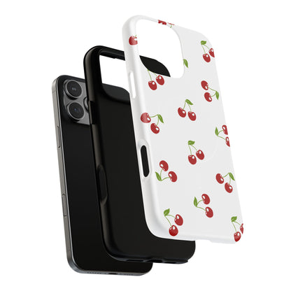 White Cherry Tough Magnetic Case
