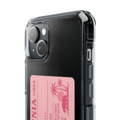 California Vibes Clear Magnetic Impact Case