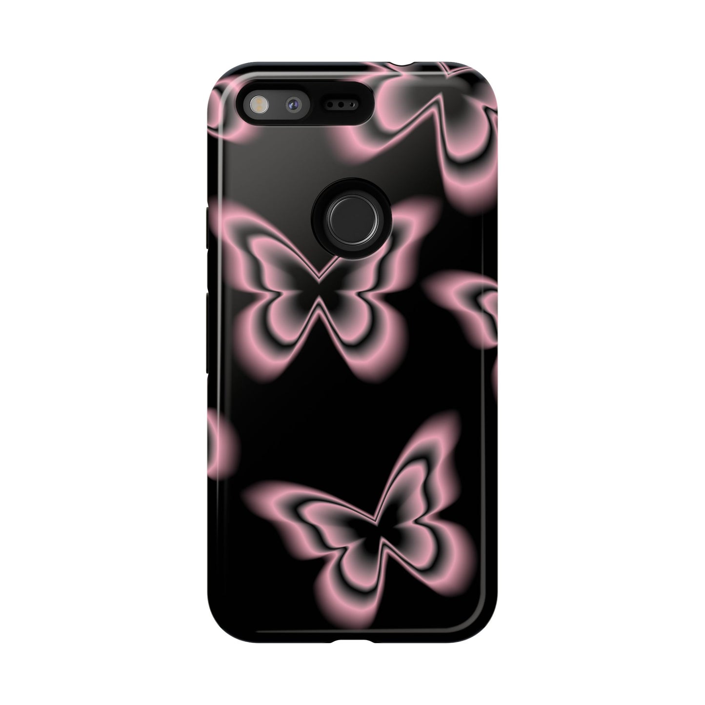 Pink Butterfly Tough Phone Case