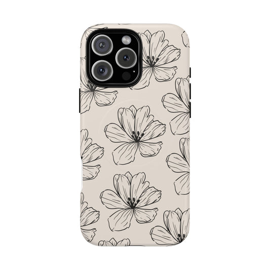 Artsy Floral Tough Magnetic Case