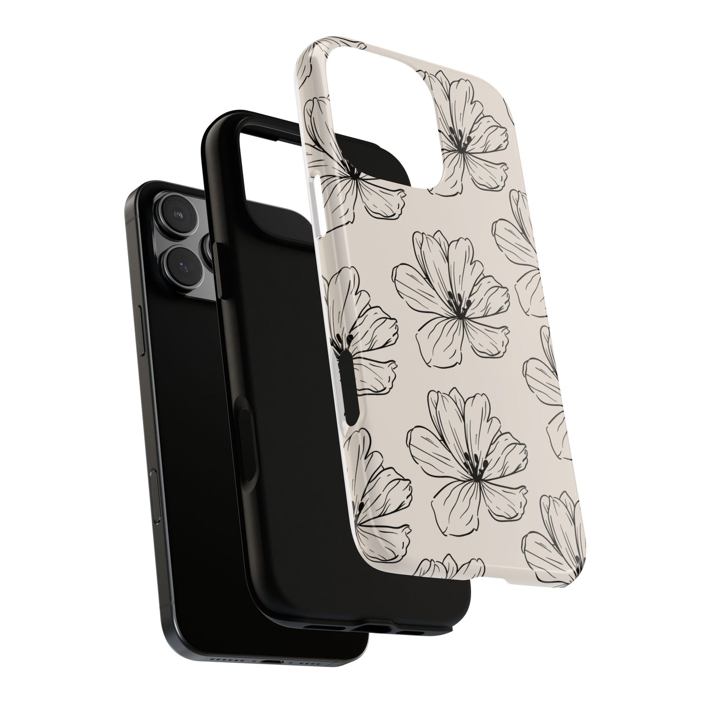 Artsy Floral Tough Phone Case