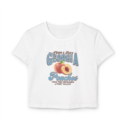 Georgia Peach Graphic Women's Baby Tee