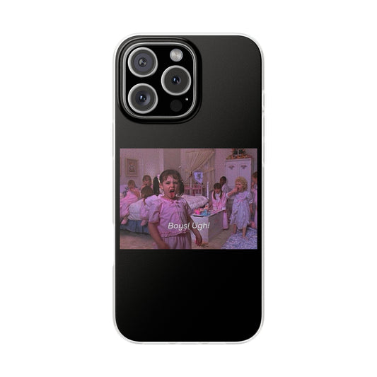 Sassy 'Boys Ugh!' Flexi Phone Case