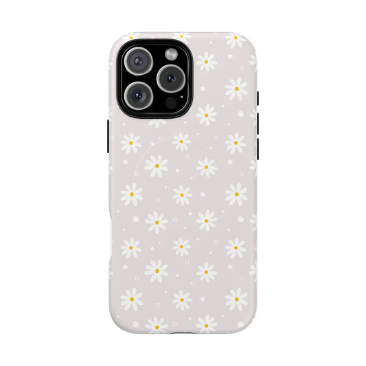 Purple Floral Tough Magnetic Case