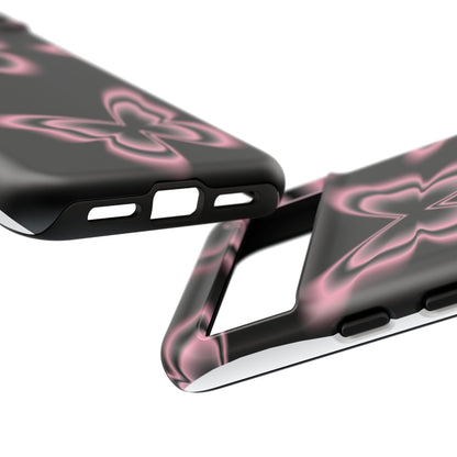 Pink Butterfly Tough Phone Case