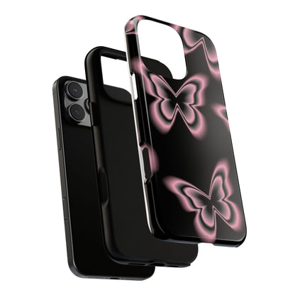 Pink Butterfly Tough Phone Case