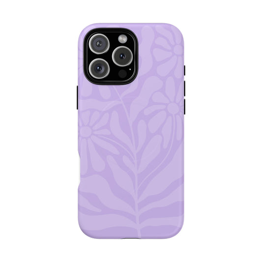 Abstract Floral Tough Magnetic Case