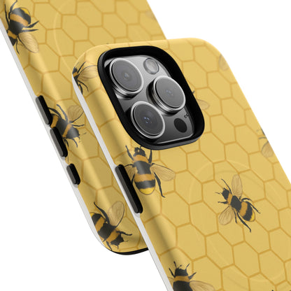 Bee Themed Tough Magnetic Case