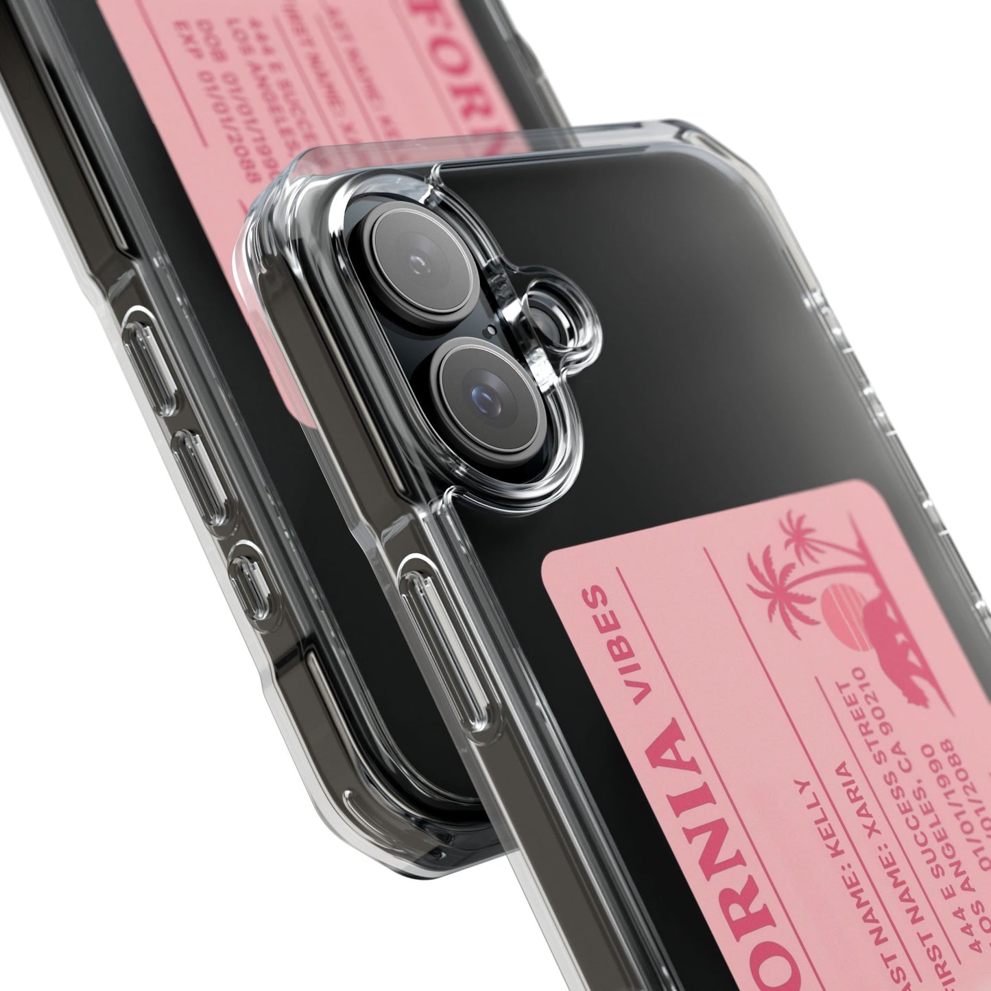 California Vibes Clear Magnetic Impact Case