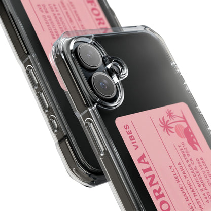 California Vibes Clear Magnetic Impact Case