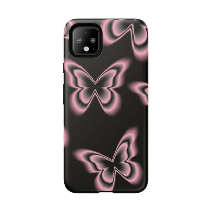 Pink Butterfly Tough Phone Case
