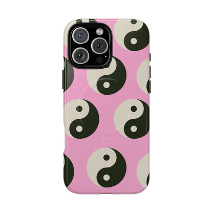 Pink Yin Yang Tough Magnetic Case
