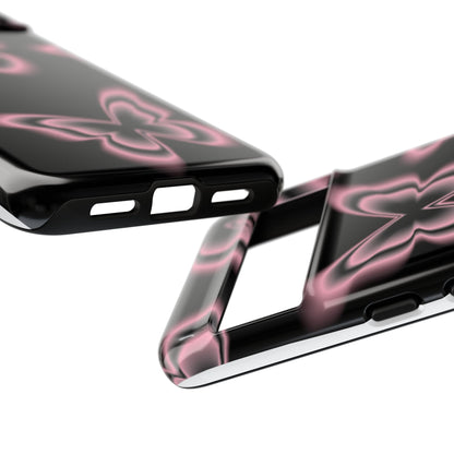 Pink Butterfly Tough Phone Case
