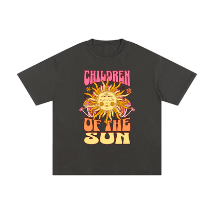 children of the sun sirt,vibrant shirt,oversized womens shirt