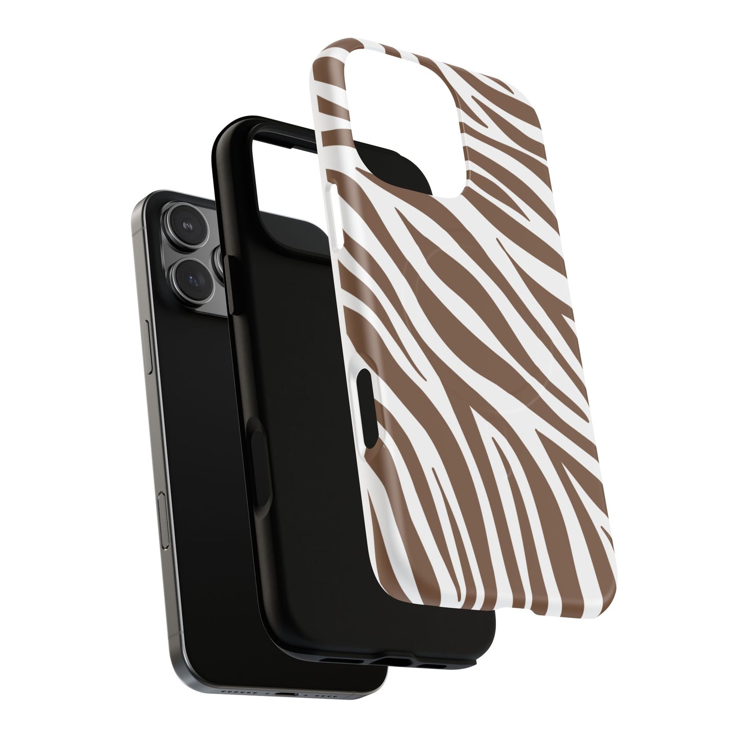Zebra Pattern Tough Magnetic Case