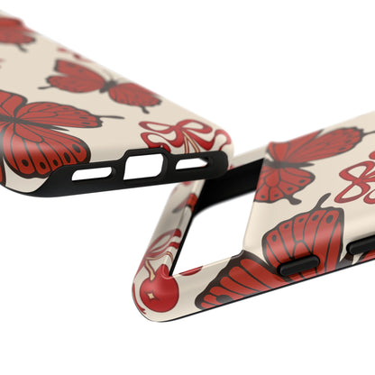 Butterfly Cherry Tough Phone Case