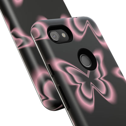 Pink Butterfly Tough Phone Case