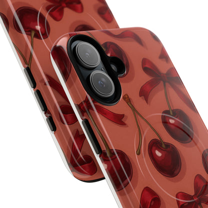 Cherries and Bows Tough Magnetic Case