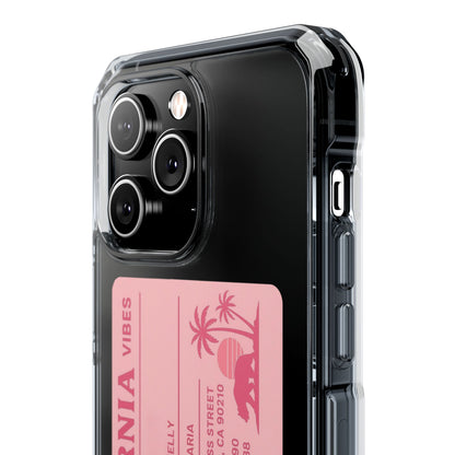 California Vibes Clear Magnetic Impact Case