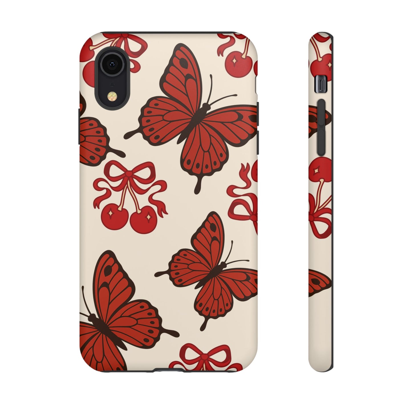 Butterfly Cherry Tough Phone Case