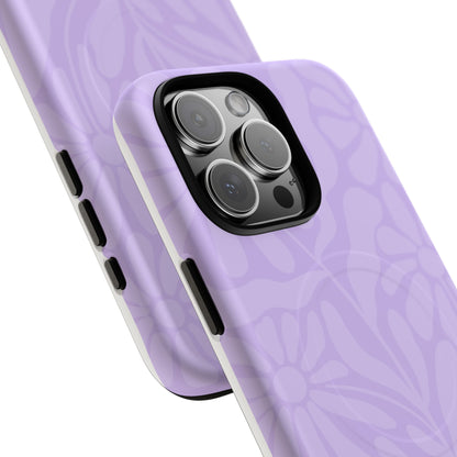 Abstract Floral Tough Magnetic Case