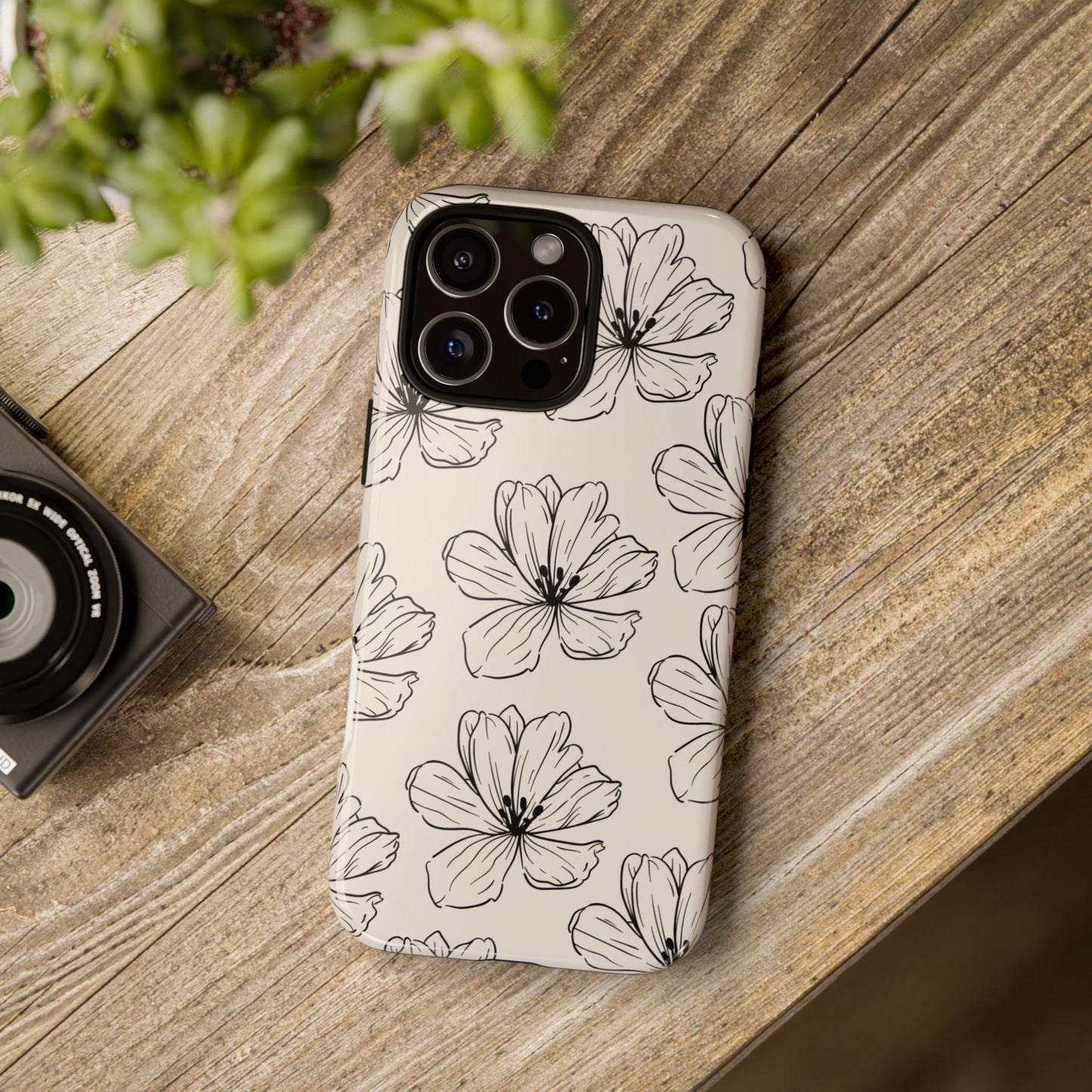 Artsy Floral Tough Phone Case
