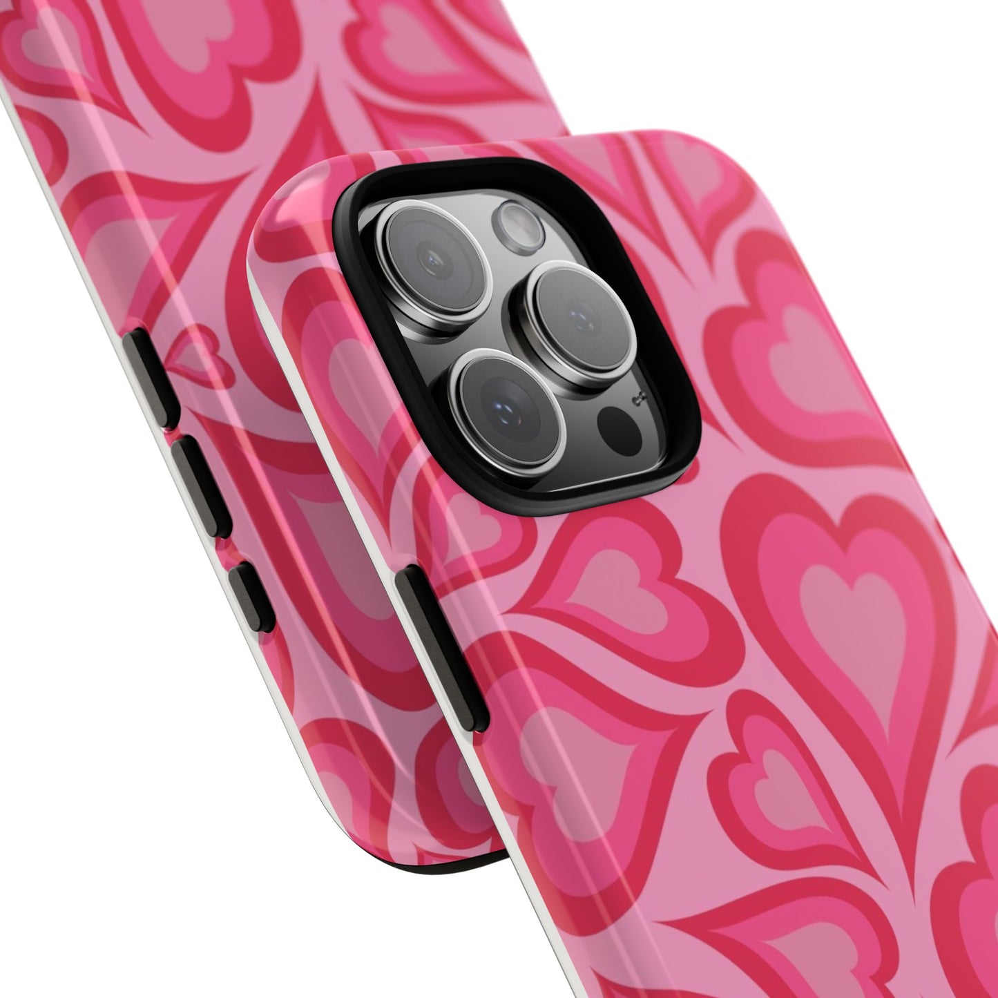 Heart Print Tough Phone Case