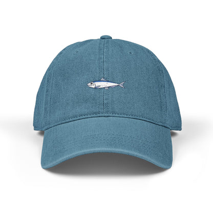 Denim Embroidered Sardine Hat
