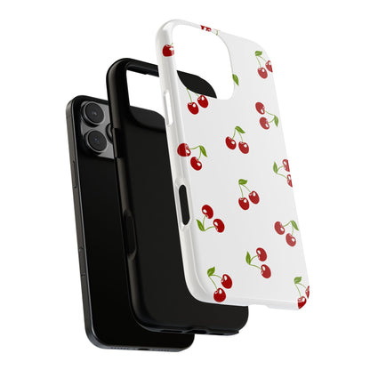 White Cherry Tough Phone Case