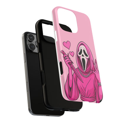 Pink Ghost Tough Magnetic Phone Case