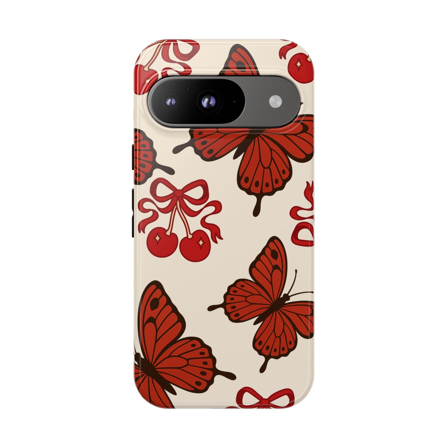 Butterfly Cherry Tough Phone Case