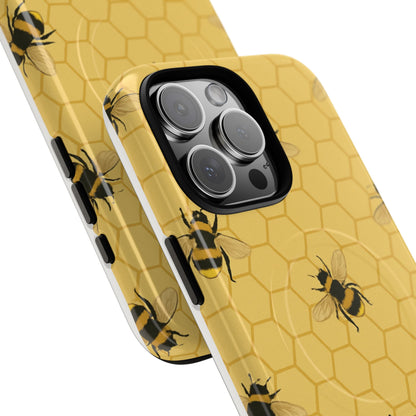 Bee Themed Tough Magnetic Case