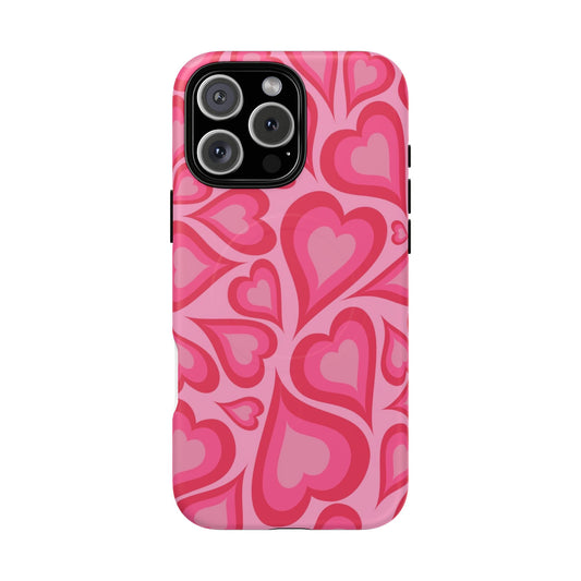 Heart Print Tough Magnetic Case