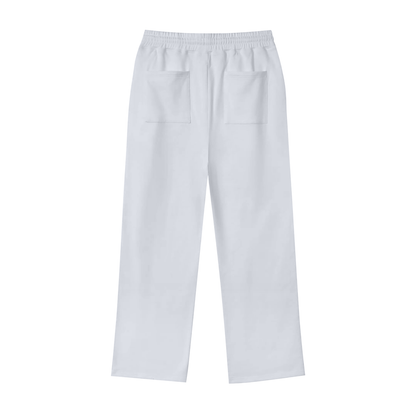 Unisex 100% Cotton Fleece Straight Wide Leg Jogger