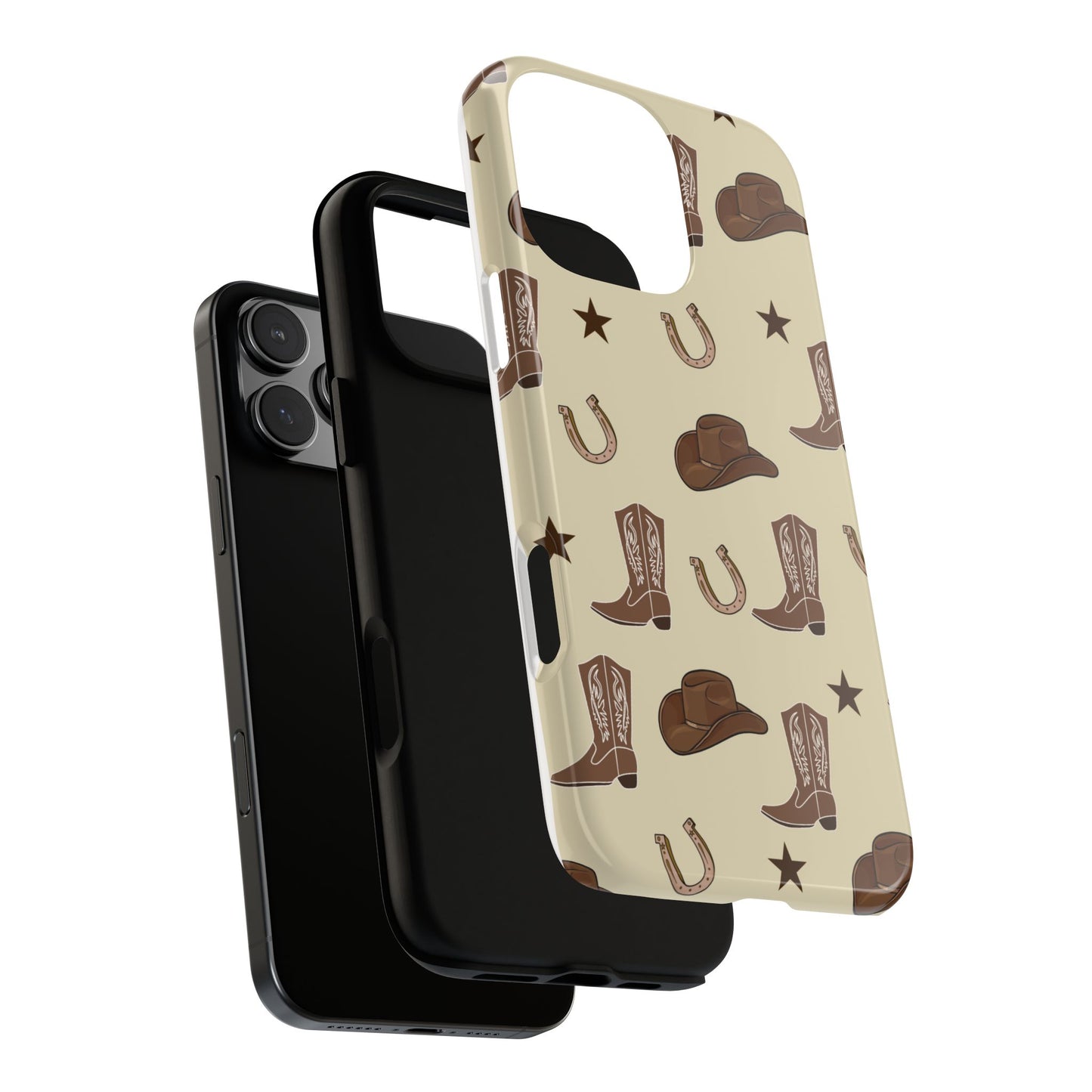 Western-Themed Tough Phone Case