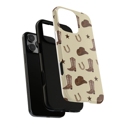 Western-Themed Tough Phone Case