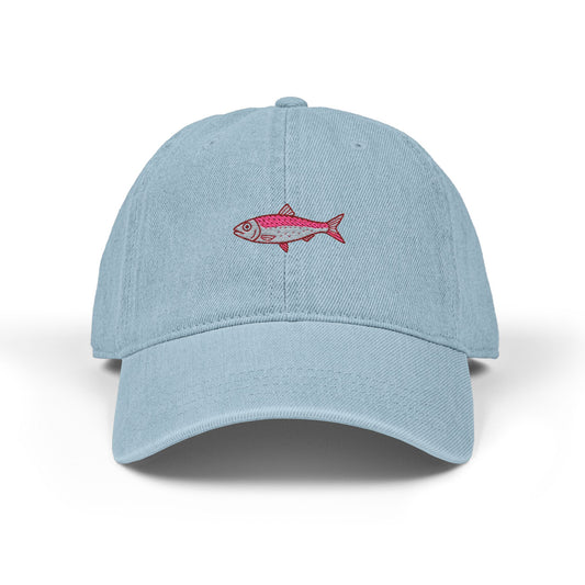 Denim Pink Sardine Hat