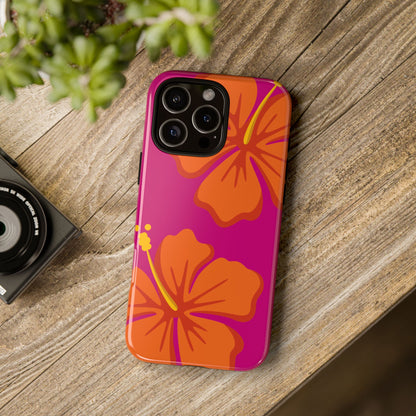 Tropical Hibiscus Tough Phone Case