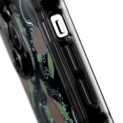 Turtle Design Clear Magnetic Case