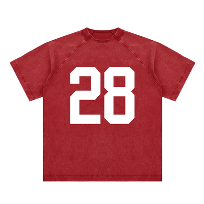 28 Vintage Washed Raglan T-Shirt