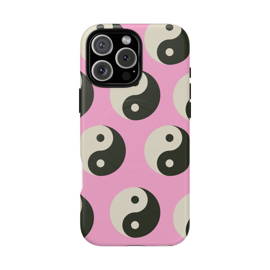 Pink Yin Yang Tough Magnetic Case